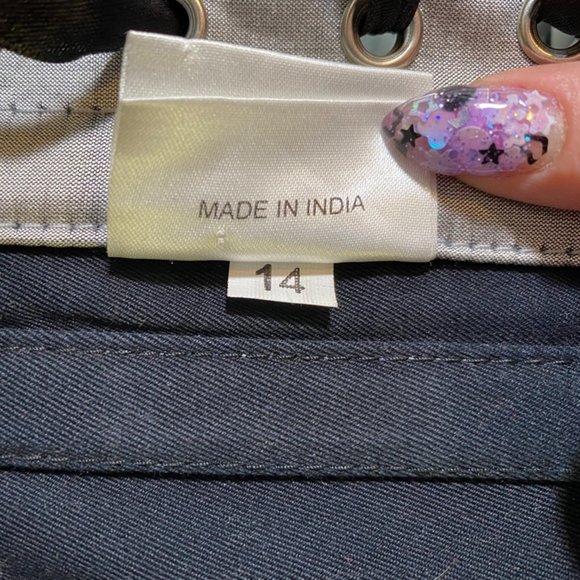 Burleska Silver Swirl Silk Taffeta Overbust Corset- Size 24in - Picture 11 of 12